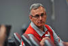 COLUMBUS, OH - MARCH 30:  Head Coach Jim Tressel listens to a member of the media during a press conference before the start of Spring practices at the Woody Hayes Athletic Center at The Ohio State University on March 30, 2011 in Columbus, Ohio. (Photo by Jamie Sabau/Getty Images)