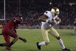 STANFORD, CA - NOVEMBER 26:  Michael Floyd #3 of the Notre Dame Fighting Irish gets past Wayne Lyons #2 of the Stanford Cardinal to score a touchdown at Stanford Stadium on November 26, 2011 in Stanford, California.  (Photo by Ezra Shaw/Getty Images)