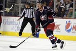 COLUMBUS, OH - OCTOBER 07:  Jeff Carter #7 of the Columbus Blue Jackets skates against the Nashville Predators during the game at Nationwide Arena on October 7, 2011 in Columbus, Ohio.  (Photo by Justin K. Aller/Getty Images)