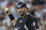 DETROIT - JULY 15: A.J. Pierzynski #12 of the Chicago White Sox reacts after a third stike pass ball in the fourth inning during the game against the Detroit Tigers at Comerica Park on July 15, 2011 in Detroit, Michigan. The White Sox defeated the Tigers 8-2. (Photo by Leon Halip/Getty Images)