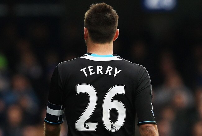LONDON, ENGLAND - JANUARY 28:  John Terry of Chelsea wears the number 26 shirt during the FA Cup with Budweiser Fourth Round match between Queens Park Rangers and Chelsea at Loftus Road on January 28, 2012 in London, England.  (Photo by Ian Walton/Getty Images)