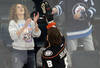 WINNIPEG, CANADA - DECEMBER 17: Teemu Selanne #8 of the Anaheim Ducks gives a fan a puck during warmup on the ice before a game against the Winnipeg Jets in NHL action at the MTS Centre on December 17, 2011 in Winnipeg, Manitoba, Canada. This is the first time Selanne has returned to play hockey in Winnipeg, where he began his NHL hockey career with the original Winnipeg Jets in 1992. (Photo by Marianne Helm/Getty Images)