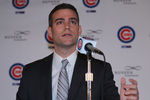 CHICAGO, IL - OCTOBER 25:  Theo Epstein, the new President of Baseball Operations for the Chicago Cubs, speaks during a press conference at Wrigley Field on October 25, 2011 in Chicago, Illinois.  (Photo by Jonathan Daniel/Getty Images)