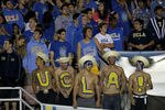 PASADENA, CA - OCTOBER 8: UCLA fans cheer during the game between the Washington State Cougars and the UCLA Bruins at the Rose Bowl on October 8, 2011 in Pasadena, California.   (Photo by Stephen Dunn/Getty Images)