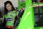 DAYTONA BEACH, FL - JANUARY 12:  Danica Patrick, driver of the #10 GoDaddy.com Chevrolet, stands in the garage area during Daytona Preseason Thunder at Daytona International Speedway on January 12, 2012 in Daytona Beach, Florida.  (Photo by Jared C. Tilton/Getty Images for NASCAR)