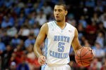 LAS VEGAS, NV - NOVEMBER 26:  Kendall Marshall #5 of the North Carolina Tar Heels brings the ball up the court against the UNLV Rebels during the championship game of the Continental Tire Las Vegas Invitational at the Orleans Arena November 26, 2011 in Las Vegas, Nevada. UNLV won 90-80.  (Photo by Ethan Miller/Getty Images)