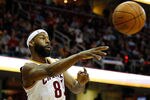 CLEVELAND - MARCH 29: Baron Davis #85 of the Cleveland Cavaliers keeps the ball inbounds during the game against the Miami Heat on March 29, 2011 at Quicken Loans Arena in Cleveland, Ohio. NOTE TO USER: User expressly acknowledges and agrees that, by downloading and/or using this Photograph, user is consenting to the terms and conditions of the Getty Images License Agreement.  (Photo by Jared Wickerham/Getty Images)