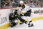 PITTSBURGH - DECEMBER 30: Defenseman Zdeno Chara #33 of the Boston Bruins checks forward Evgeni Malkin #71 of the Pittsburgh Penguins on December 30, 2008 at Mellon Arena in Pittsburgh, Pennsylvania.  (Photo by Jamie Sabau/Getty Images)