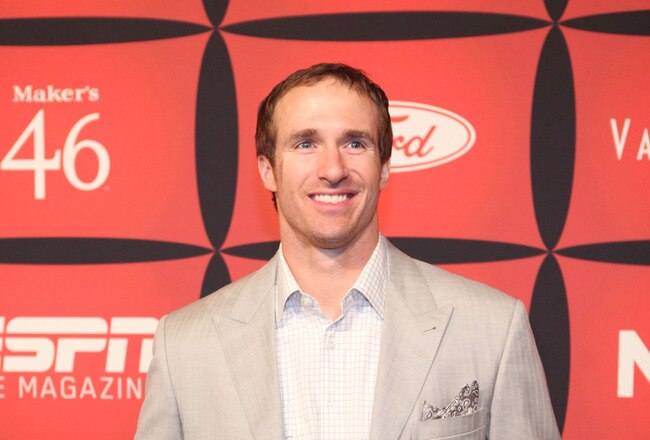 INDIANAPOLIS, IN - FEBRUARY 03:  Professional football player Drew Brees attends ESPN The Magazine's 'NEXT' Event on February 3, 2012 in Indianapolis, Indiana.  (Photo by Robin Marchant/Getty Images for ESPN)