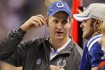 INDIANAPOLIS, IN - DECEMBER 22: Indianapolis Colts quarterback Peyton Manning looks on during the game against the Houston Texans at Lucas Oil Stadium on December 22, 2011 in Indianapolis, Indiana. The Colts defeated the Texans 19-16. (Photo by Joe Robbins/Getty Images)