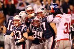 INDIANAPOLIS, IN - FEBRUARY 05:  Running back Danny Woodhead #39 of the New England Patriots celebrates his four-yard touchdown in the second quarter against the New York Giants during Super Bowl XLVI at Lucas Oil Stadium on February 5, 2012 in Indianapolis, Indiana.  (Photo by Ezra Shaw/Getty Images)