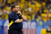 NEW ORLEANS, LA - JANUARY 03:  Head coach Brady Hoke of the Michigan Wolverines looks on against the Virginia Tech Hokies during the Allstate Sugar Bowl at Mercedes-Benz Superdome on January 3, 2012 in New Orleans, Louisiana.  (Photo by Kevin C. Cox/Getty Images)