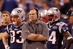 INDIANAPOLIS, IN - FEBRUARY 05:  Head coach Bill Belichick of the New England Patriots watches a play during the game against the New York Giants during Super Bowl XLVI at Lucas Oil Stadium on February 5, 2012 in Indianapolis, Indiana.  (Photo by Rob Carr/Getty Images)