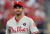 ST LOUIS, MO - OCTOBER 05:  Pitcher Roy Oswalt #44 of the Philadelphia Phillies reacts after allowing two-runs in the fourth inning while taking on the St. Louis Cardinals in Game Four of the National League Division Series at Busch Stadium on October 5, 2011 in St Louis, Missouri.  (Photo by Jamie Squire/Getty Images)