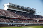 DAYTONA BEACH, FL - FEBRUARY 20:  Kasey Kahne, driver of the #4 Red Bull Toyota, Brad Keselowski, driver of the #2 Miller Lite Dodge, Dale Earnhardt Jr., driver of the #88 National Guard/AMP Energy Chevrolet, and Tony Stewart, driver of the #14 Mobil 1/Office Depot Chevrolet, during the NASCAR Sprint Cup Series Daytona 500 at Daytona International Speedway on February 20, 2011 in Daytona Beach, Florida.  (Photo by Chris Graythen/Getty Images)