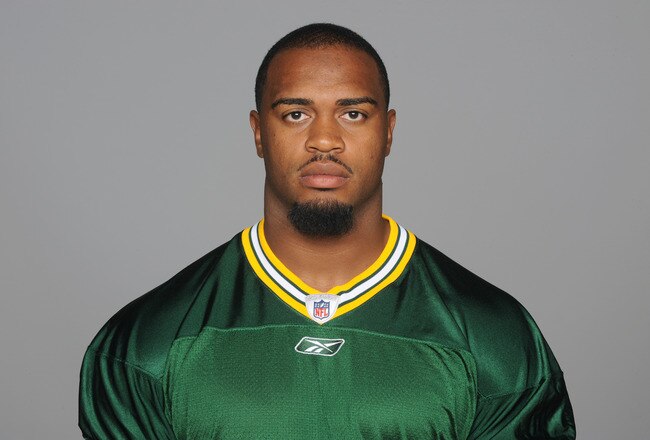 GREEN BAY, WI - CIRCA 2011: In this handout image provided by the NFL, Mike Neal of the Green Bay Packers poses for his NFL headshot circa 2011 in Green Bay, Wisconsin.  (Photo by NFL via Getty Images)