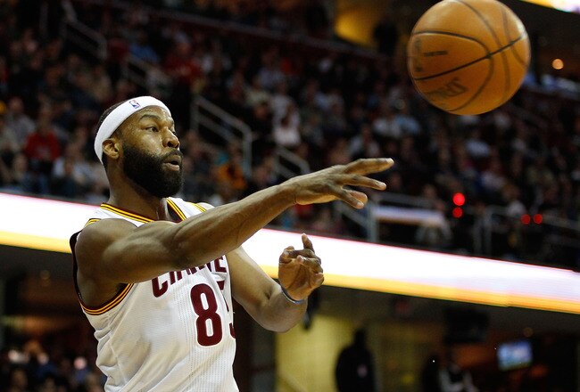 CLEVELAND - MARCH 29: Baron Davis #85 of the Cleveland Cavaliers keeps the ball inbounds during the game against the Miami Heat on March 29, 2011 at Quicken Loans Arena in Cleveland, Ohio. NOTE TO USER: User expressly acknowledges and agrees that, by downloading and/or using this Photograph, user is consenting to the terms and conditions of the Getty Images License Agreement.  (Photo by Jared Wickerham/Getty Images)