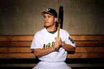 PHOENIX - MARCH 01:  Adrian Cardenas of the Oakland Athletics poses during photo media day at the Athletics spring training complex on March 1, 2010 in Phoenix, Arizona.  (Photo by Ezra Shaw/Getty Images)