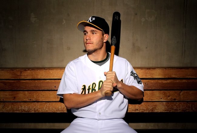 PHOENIX - MARCH 01:  Adrian Cardenas of the Oakland Athletics poses during photo media day at the Athletics spring training complex on March 1, 2010 in Phoenix, Arizona.  (Photo by Ezra Shaw/Getty Images)