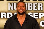 LAS VEGAS - SEPTEMBER 18:  WWE wrestler Triple H attends the official weigh-in for boxers Floyd Mayweather Jr. and Juan Manuel Marquez at the MGM Grand Garden Arena September 18, 2009 in Las Vegas, Nevada. The two will fight at the MGM on September 19.  (Photo by Ethan Miller/Getty Images)