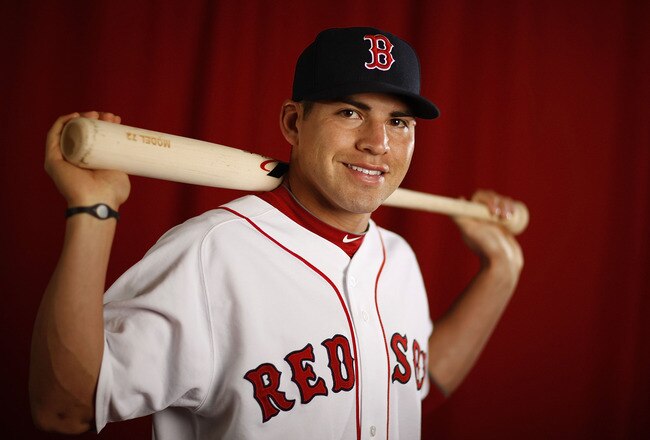 FT. MYERS, FL - FEBRUARY 28: Jecoby Ellsbury #2 of the Boston Red Sox poses during photo day at the Boston Red Sox Spring Training practice facility on February 28, 2010 in Ft. Myers, Florida.  (Photo by Gregory Shamus/Getty Images)