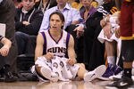 PHOENIX, AZ - JANUARY 12:  Steve Nash #13 of the Phoenix Suns during the NBA game against the Cleveland Cavaliers at US Airways Center on January 12, 2012 in Phoenix, Arizona.  NOTE TO USER: User expressly acknowledges and agrees that, by downloading and or using this photograph, User is consenting to the terms and conditions of the Getty Images License Agreement.  (Photo by Christian Petersen/Getty Images)