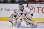 LOS ANGELES, CA - NOVEMBER 08:  Pekka Rinne #35 of the Nashville Predators warms up prior to the start of the game against the Los Angeles Kings at Staples Center on November 8, 2011 in Los Angeles, California.  (Photo by Jeff Gross/Getty Images)