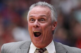 TUCSON, AZ - MARCH 19:  Head coach Bo Ryan of the Wisconsin Badgers coaches his team against the Kansas State Wildcats in the third round of the 2011 NCAA men's basketball tournament at McKale Center on March 19, 2011 in Tucson, Arizona.  (Photo by Christian Petersen/Getty Images)