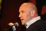 NEW YORK, NY - JANUARY 13:  Dana White, UFC President, speaks during a press conference to announce commitment to bring UFC to Madison Square Garden and New York State at Madison Square Garden on January 13, 2011 in New York City.  (Photo by Michael Cohen/Getty Images)