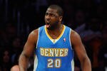 LOS ANGELES, CA - APRIL 03:  Raymond Felton #20 of the Denver Nuggets reacts during the game against the Los Angeles Lakers at Staples Center on April 3, 2011 in Los Angeles, California. NOTE TO USER: User expressly acknowledges and agrees that, by downloading and or using this photograph, User is consenting to the terms and conditions of the Getty Images License Agreement.  (Photo by Kevork Djansezian/Getty Images)