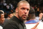 LAS VEGAS - SEPTEMBER 19:  WWE wrestler Triple H poses in the ring after the Floyd Mayweather Jr. and Juan Manuel Marquez of Mexico welterweight bout at the MGM Grand Garden Arena September 19, 2009 in Las Vegas, Nevada. (Photo by Ethan Miller/Getty Images)