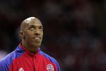 CLEVELAND - MAY 29:  Chauncey Billups #1 of the Detroit Pistons looks on before play against the Cleveland Cavaliers in Game Four of the Eastern Conference Finals during the 2007 NBA Playoffs on May 29, 2007 at the Quicken Loans Arena in Cleveland, Ohio. NOTE TO USER: User expressly acknowledges and agrees that, by downloading and or using this photograph, User is consenting to the terms and conditions of the Getty Images License Agreement.  (Photo by Jonathan Daniel/Getty Images)