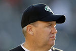 PHILADELPHIA, PA - DECEMBER 18:  Head coach Rex Ryan of the New York Jets walks onto the field before the start of the Jets game against the Philadelphia Eagles at Lincoln Financial Field on December 18, 2011 in Philadelphia, Pennsylvania.  (Photo by Rob Carr/Getty Images)