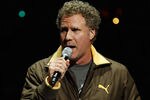 NEW ORLEANS, LA - FEBRUARY 08:  Actor Will Ferrell announces the player introductions before the New Orleans Hornets play the Chicago Bulls at New Orleans Arena on February 8, 2012 in New Orleans, Louisiana.  NOTE TO USER: User expressly acknowledges and agrees that, by downloading and or using this photograph, User is consenting to the terms and conditions of the Getty Images License Agreement.  (Photo by Chris Graythen/Getty Images)