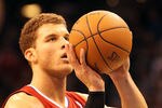 ORLANDO, FL - FEBRUARY 06:  Blake Griffin #32 of the Los Angeles Clippers attempts a foul shot during the game against the Orlando Magic  at Amway Center on February 6, 2012 in Orlando, Florida.   NOTE TO USER: User expressly acknowledges and agrees that, by downloading and or using this Photograph, user is consenting to the terms and conditions of the Getty Images License Agreement.  (Photo by Sam Greenwood/Getty Images)