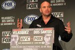 HOLLYWOOD, CA - SEPTEMBER 20:  UFC President Dana White speaks during the UFC on Fox: Velasquez v Dos Santos - Press Conference at W Hollywood on September 20, 2011 in Hollywood, California.  (Photo by Victor Decolongon/Getty Images)