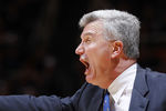 CHAMPAIGN, IL - JANUARY 31: Illinois Fighting Illini head coach Bruce Weber yells to his team during the game against the Michigan State Spartans at Assembly Hall on January 31, 2012 in Champaign, Illinois. Illinois defeated Michigan State 42-41. (Photo by Joe Robbins/Getty Images)