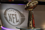 DALLAS, TX - FEBRUARY 02:  The Vince Lombardi Trophy is displayed on radio row on February 2, 2011 in Dallas, Texas. The Green Bay Packers will play the Pittsburgh Steelers in Super Bowl XLV on February 6, 2011 at Cowboys Stadium in Arlington, Texas.  (Photo by Scott Halleran/Getty Images)
