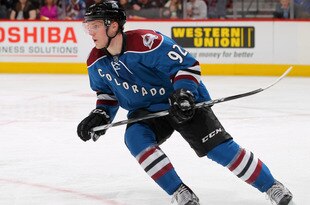 DENVER, CO - JANUARY 18:  Gabriel Landeskog #92 of the Colorado Avalanche skates against the Florida Panthers at the Pepsi Center on January 18, 2012 in Denver, Colorado. The Colorado Avalanche defeated the Florida Panthers 4-3 in overtime.  (Photo by Doug Pensinger/Getty Images)