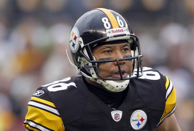 PITTSBURGH, PA - DECEMBER 24:  Hines Ward #86 of the Pittsburgh Steelers looks on against the St. Louis Rams during the game on December 24, 2011 at Heinz Field in Pittsburgh, Pennsylvania.  The Steelers won 27-0.  (Photo by Justin K. Aller/Getty Images)
