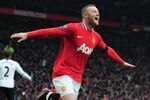 MANCHESTER, ENGLAND - FEBRUARY 11:  Wayne Rooney of Manchester United celebrates scoring his second goal during the Barclays Premier League match between Manchester United and Liverpool at Old Trafford on February 11, 2012 in Manchester, England.  (Photo by Shaun Botterill/Getty Images)