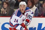 PITTSBURGH, PA - JANUARY 06:  Ryan Callahan #24 of the New York Rangers skates with the puck during the NHL game against the Pittsburgh Penguins at Consol Energy Center on January 6, 2012 in Pittsburgh, Pennsylvania.  The Rangers defeated the Penguins 3-1.  (Photo by Christian Petersen/Getty Images)