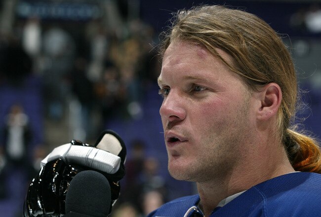 31 Jan 2002 : Wrestler Chris Jericho during the NHL Allstar Celebrity Game at Staples Center in Los Angeles, California. DIGITAL IMAGE. Mandatory Credit: Donald Miralle/Getty Images/NHLI