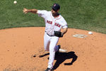 BOSTON, MA - MAY 01:  Tim Wakefield #49 of the Boston Red Sox delivers a pitch against the Seattle Mariners on May 1, 2011 at Fenway Park in Boston, Massachusetts.  (Photo by Elsa/Getty Images)