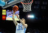 CHAPEL HILL, NC - FEBRUARY 11:  Tyler Zeller #44 of the North Carolina Tar Heels scores two of his game-high 25 points against the Virginia Cavaliers during play at the Dean Smith Center on February 11, 2012 in Chapel Hill, North Carolina. North Carolina won 70-52.  (Photo by Grant Halverson/Getty Images)