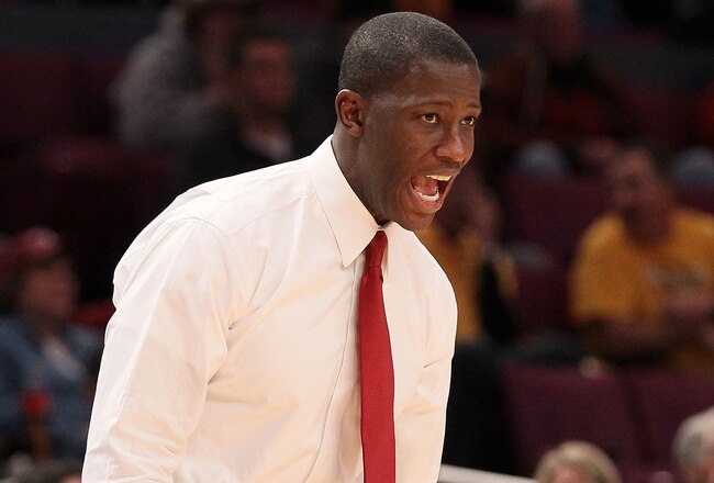 NEW YORK, NY - MARCH 31:  Head coach Anthony Grant of the Alabama Crimson Tide shouts to his team against the Wichita State Shockers during the 2011 NIT Championship game on March 31, 2011 at Madison Square Garden in New York City. Wichita State defeated Alabama 66-57.  (Photo by Jim McIsaac/Getty Images)