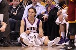 PHOENIX, AZ - JANUARY 12:  Steve Nash #13 of the Phoenix Suns during the NBA game against the Cleveland Cavaliers at US Airways Center on January 12, 2012 in Phoenix, Arizona.  NOTE TO USER: User expressly acknowledges and agrees that, by downloading and or using this photograph, User is consenting to the terms and conditions of the Getty Images License Agreement.  (Photo by Christian Petersen/Getty Images)