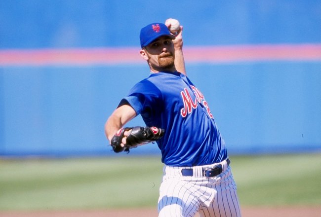 7 Mar 1998:  Pitcher Bill Pulsipher of the New York Mets in action during a spring training game against the Los Angeles Dodgers at the St. Lucie County Stadium in Port St. Lucie, Florida. The Mets defeated the Dodgers 8-6. Mandatory Credit: Stephen Dunn
