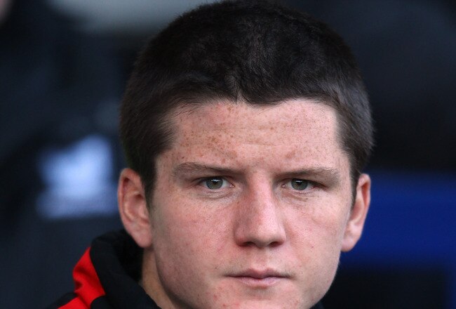 LIVERPOOL, ENGLAND - FEBRUARY 26:  Billy Knott of Sunderland looks on from the substitutes bench prior to the Barclays Premier League match between Everton and Sunderland at Goodison Park on February 26, 2011 in Liverpool, England.  (Photo by Alex Livesey/Getty Images)