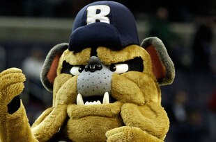 WASHINGTON - MARCH 19:  The Butler Bulldog performs during their game against the Pittsburgh Panthers during the third round of the 2011 NCAA men's basketball tournament at Verizon Center on March 19, 2011 in Washington, DC.  (Photo by Rob Carr/Getty Images)